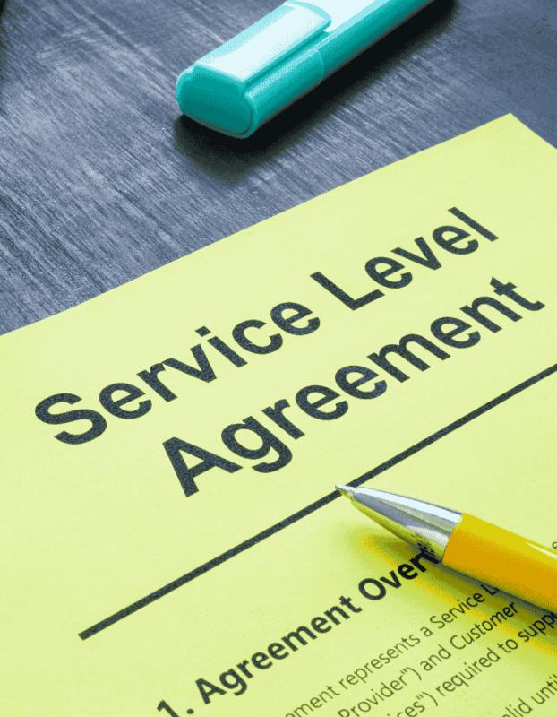 Develop Service Level Agreement (SLA) Documentation for Support Team